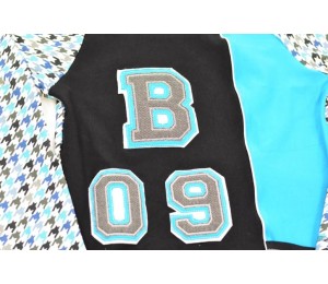 Stickserie - College Style Alpha Satin & Fransenappli Schriftart